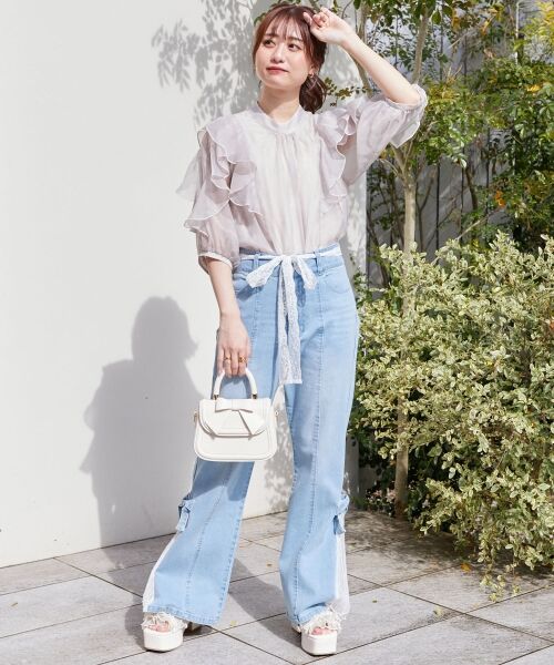 MAJESTIC LEGON / マジェスティックレゴン シャツ・ブラウス | エアリーフリルブラウス | 詳細17