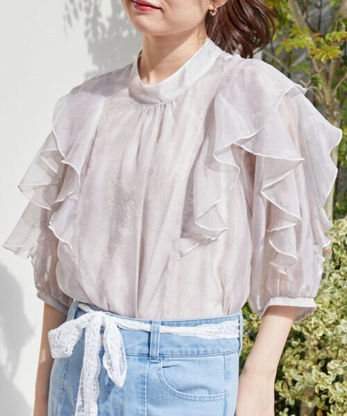 MAJESTIC LEGON / マジェスティックレゴン シャツ・ブラウス | エアリーフリルブラウス | 詳細21