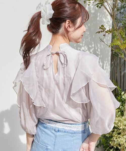 MAJESTIC LEGON / マジェスティックレゴン シャツ・ブラウス | エアリーフリルブラウス | 詳細22