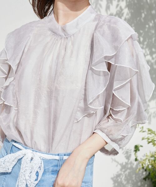 MAJESTIC LEGON / マジェスティックレゴン シャツ・ブラウス | エアリーフリルブラウス | 詳細23