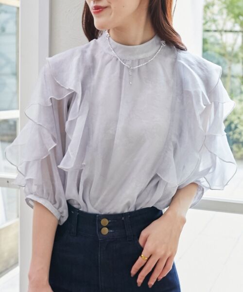 MAJESTIC LEGON / マジェスティックレゴン シャツ・ブラウス | エアリーフリルブラウス | 詳細28