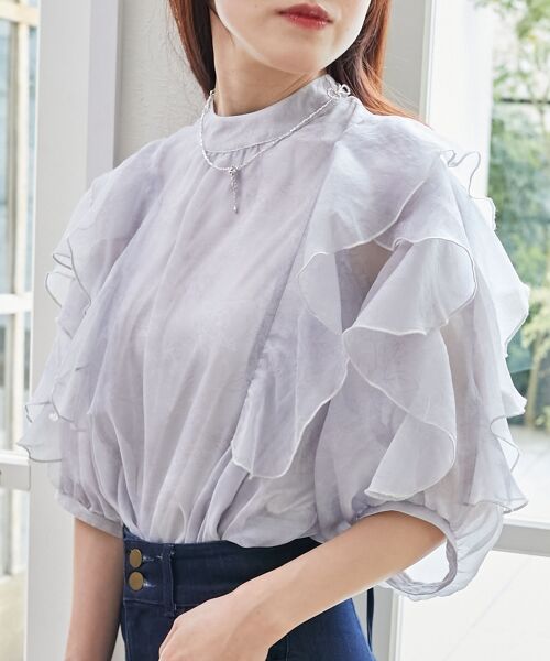 MAJESTIC LEGON / マジェスティックレゴン シャツ・ブラウス | エアリーフリルブラウス | 詳細29