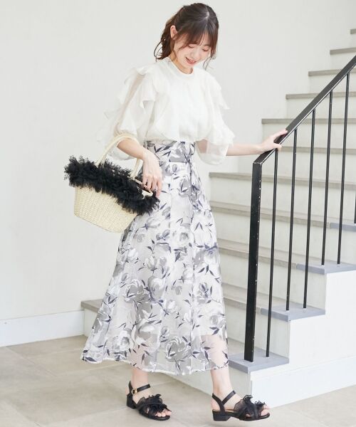 MAJESTIC LEGON / マジェスティックレゴン シャツ・ブラウス | エアリーフリルブラウス | 詳細4