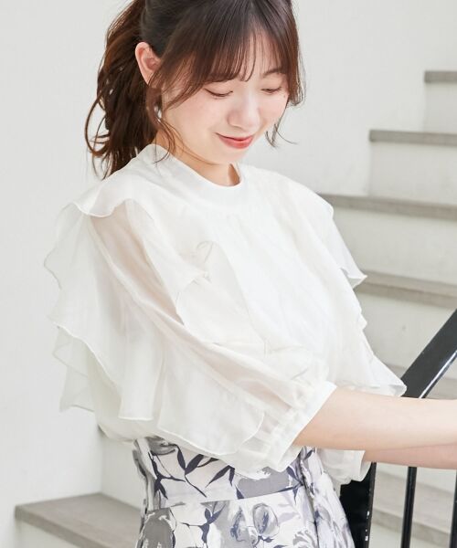 MAJESTIC LEGON / マジェスティックレゴン シャツ・ブラウス | エアリーフリルブラウス | 詳細6