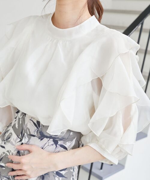MAJESTIC LEGON / マジェスティックレゴン シャツ・ブラウス | エアリーフリルブラウス | 詳細8