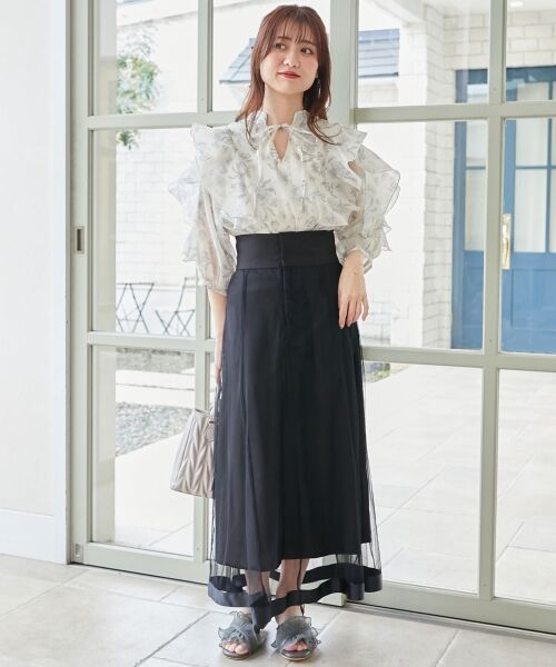 MAJESTIC LEGON / マジェスティックレゴン シャツ・ブラウス | エアリーフリルブラウス | 詳細9