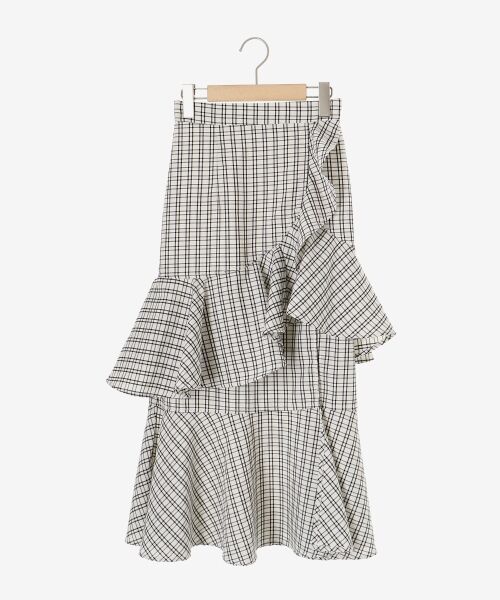 MAJESTIC LEGON / マジェスティックレゴン ミニ・ひざ丈スカート | フリルデザインスリットスカート | 詳細30