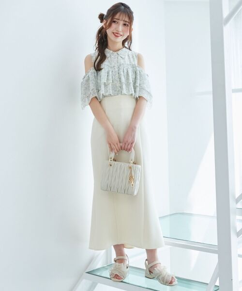 MAJESTIC LEGON / マジェスティックレゴン ロング・マキシ丈スカート | ◎ベーシックマーメイドスカート | 詳細11