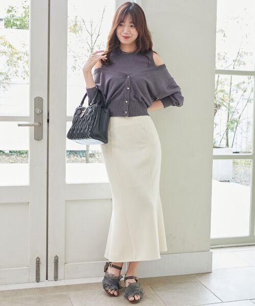 MAJESTIC LEGON / マジェスティックレゴン ロング・マキシ丈スカート | ◎ベーシックマーメイドスカート | 詳細13