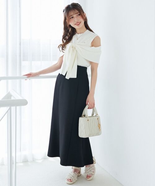 MAJESTIC LEGON / マジェスティックレゴン ロング・マキシ丈スカート | ◎ベーシックマーメイドスカート | 詳細2