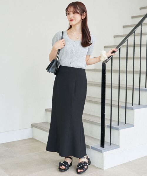 MAJESTIC LEGON / マジェスティックレゴン ロング・マキシ丈スカート | ◎ベーシックマーメイドスカート | 詳細4