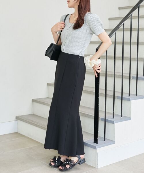 MAJESTIC LEGON / マジェスティックレゴン ロング・マキシ丈スカート | ◎ベーシックマーメイドスカート | 詳細5