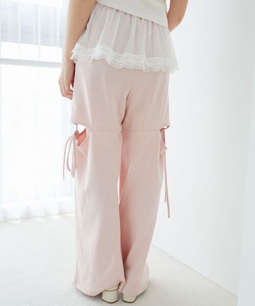 MAJESTIC LEGON / マジェスティックレゴン その他パンツ | スリットビジュースウェットパンツ | 詳細16