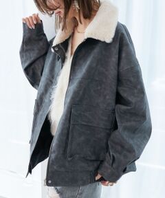 MAJESTIC LEGON / マジェスティックレゴン ブルゾン | ヴィンテージライク合皮ブルゾン