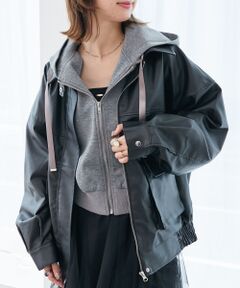 MAJESTIC LEGON / マジェスティックレゴン ブルゾン | ヴィンテージライク合皮ブルゾン