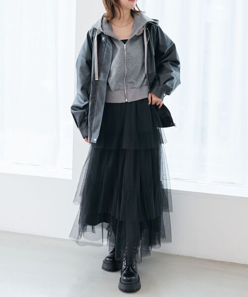 MAJESTIC LEGON / マジェスティックレゴン ブルゾン | ヴィンテージライク合皮ブルゾン | 詳細17