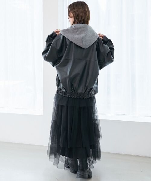 MAJESTIC LEGON / マジェスティックレゴン ブルゾン | ヴィンテージライク合皮ブルゾン | 詳細18