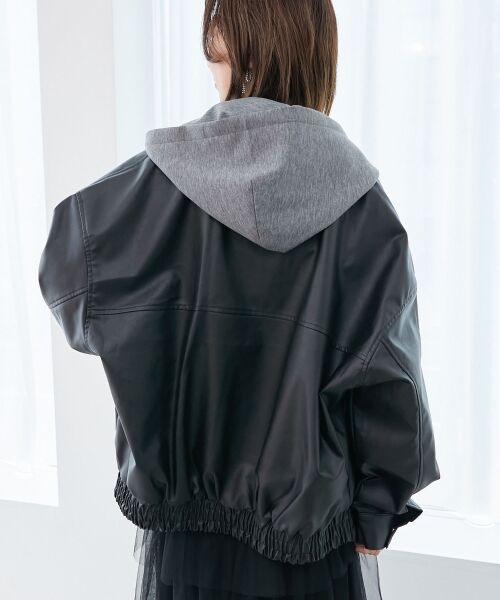 MAJESTIC LEGON / マジェスティックレゴン ブルゾン | ヴィンテージライク合皮ブルゾン | 詳細21