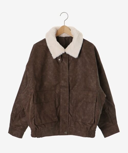 MAJESTIC LEGON / マジェスティックレゴン ブルゾン | ヴィンテージライク合皮ブルゾン | 詳細23