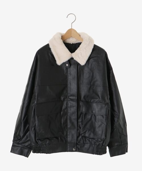 MAJESTIC LEGON / マジェスティックレゴン ブルゾン | ヴィンテージライク合皮ブルゾン | 詳細25