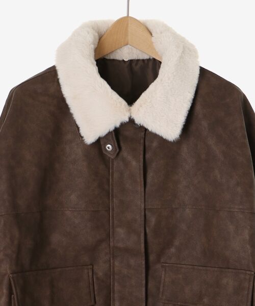 MAJESTIC LEGON / マジェスティックレゴン ブルゾン | ヴィンテージライク合皮ブルゾン | 詳細27