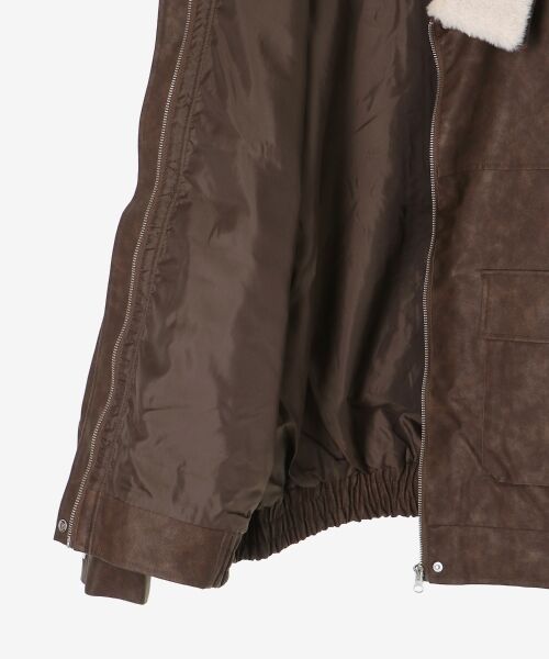 MAJESTIC LEGON / マジェスティックレゴン ブルゾン | ヴィンテージライク合皮ブルゾン | 詳細30