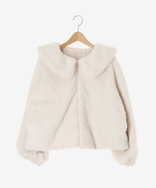 MAJESTIC LEGON / マジェスティックレゴン ブルゾン | ジップデザインファーブルゾン | 詳細23