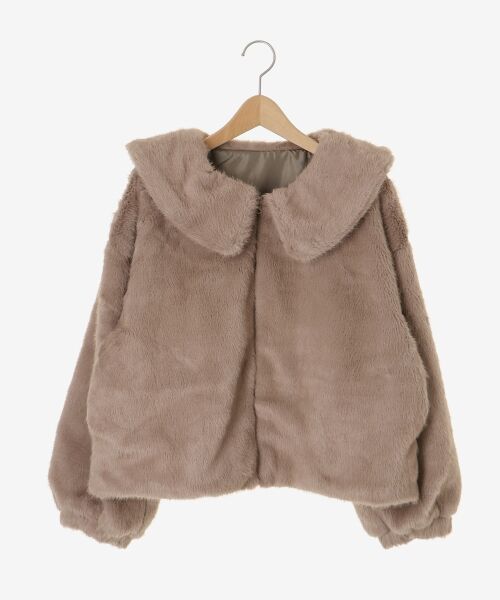 MAJESTIC LEGON / マジェスティックレゴン ブルゾン | ジップデザインファーブルゾン | 詳細25