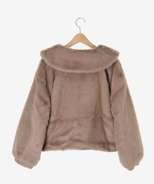 MAJESTIC LEGON / マジェスティックレゴン ブルゾン | ジップデザインファーブルゾン | 詳細26