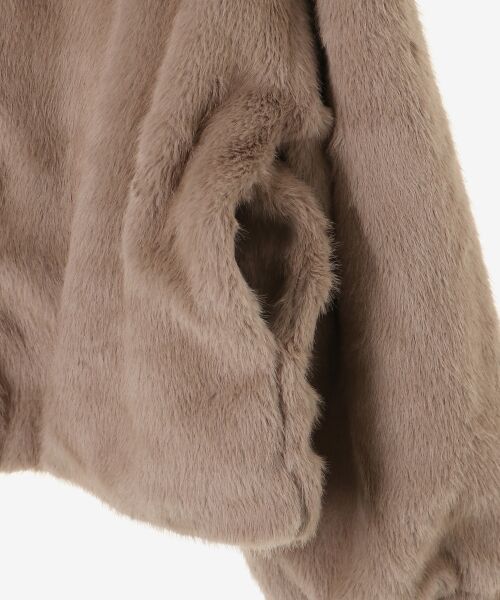 MAJESTIC LEGON / マジェスティックレゴン ブルゾン | ジップデザインファーブルゾン | 詳細29