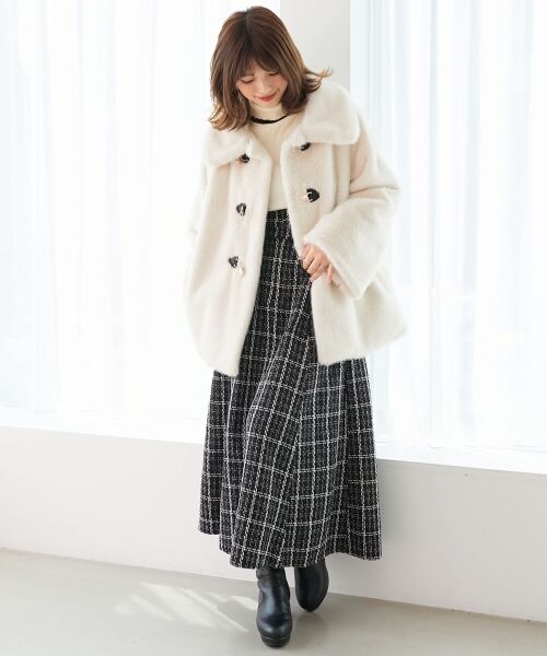 MAJESTIC LEGON / マジェスティックレゴン ブルゾン | ビットデザインファーブルゾン | 詳細1