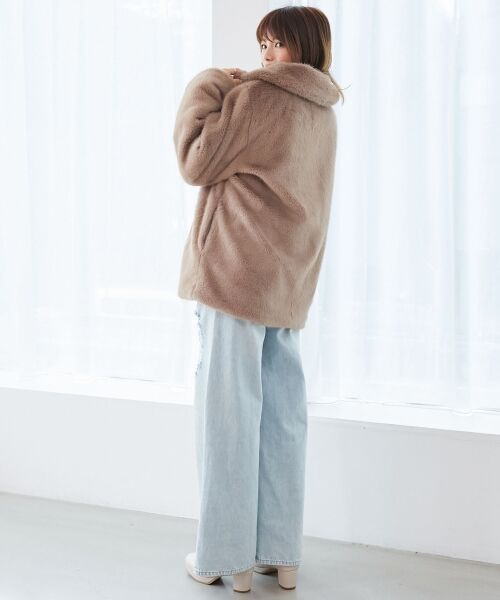 MAJESTIC LEGON / マジェスティックレゴン ブルゾン | ビットデザインファーブルゾン | 詳細10