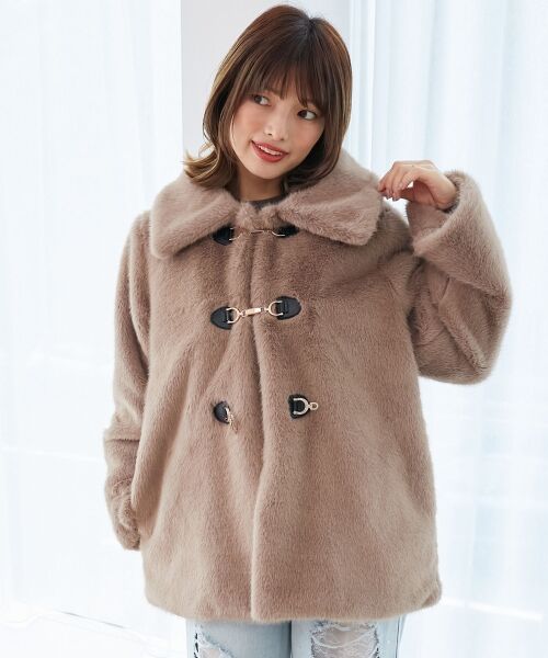 MAJESTIC LEGON / マジェスティックレゴン ブルゾン | ビットデザインファーブルゾン | 詳細11