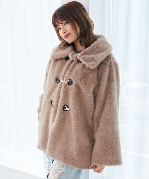 MAJESTIC LEGON / マジェスティックレゴン ブルゾン | ビットデザインファーブルゾン | 詳細12