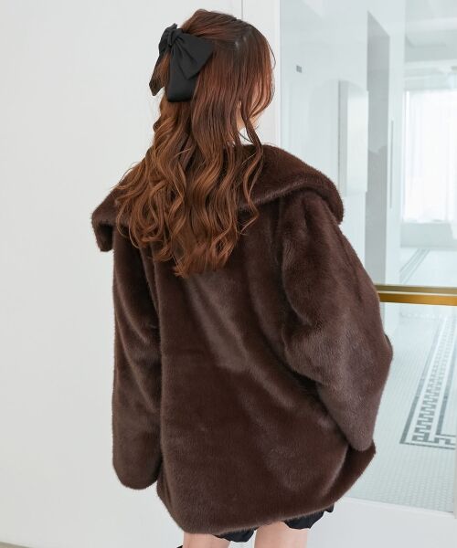 MAJESTIC LEGON / マジェスティックレゴン ブルゾン | ビットデザインファーブルゾン | 詳細20