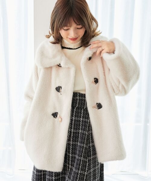 MAJESTIC LEGON / マジェスティックレゴン ブルゾン | ビットデザインファーブルゾン | 詳細4