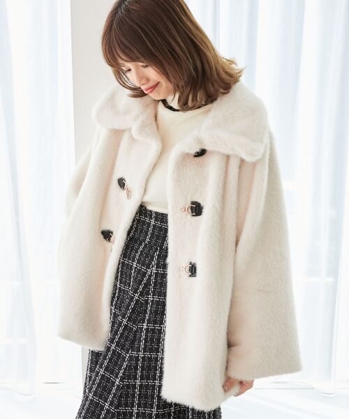 MAJESTIC LEGON / マジェスティックレゴン ブルゾン | ビットデザインファーブルゾン | 詳細5