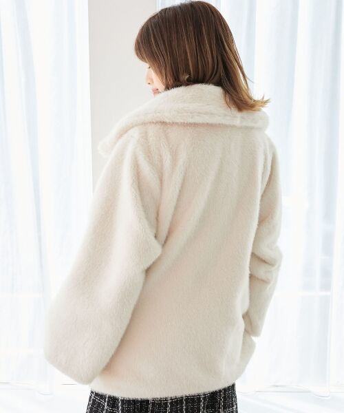 MAJESTIC LEGON / マジェスティックレゴン ブルゾン | ビットデザインファーブルゾン | 詳細6