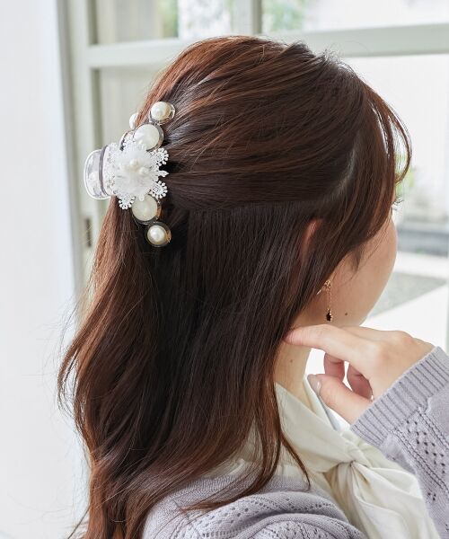 MAJESTIC LEGON/マジェスティックレゴン デコヘアクリップ アイボリー FREE MAJESTIC LEGON/マジェスティックレゴン デコヘアクリップ アイボリー FREE