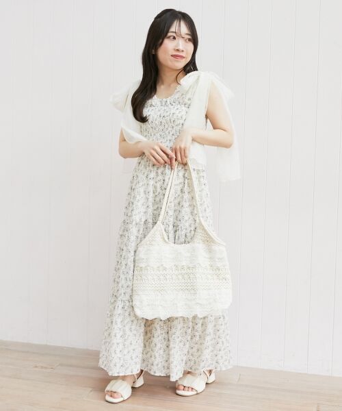 MAJESTIC LEGON / マジェスティックレゴン トートバッグ | レースフリルバッグ | 詳細1