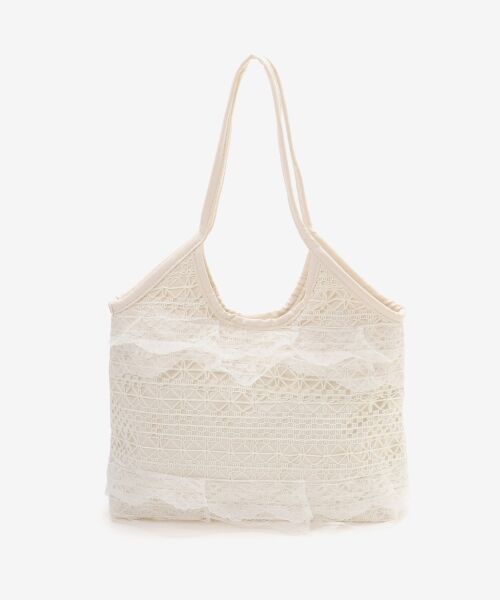 MAJESTIC LEGON / マジェスティックレゴン トートバッグ | レースフリルバッグ | 詳細5