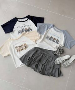 MAJESTIC LEGON / マジェスティックレゴン Tシャツ | ラグランネコチャンTシャツ