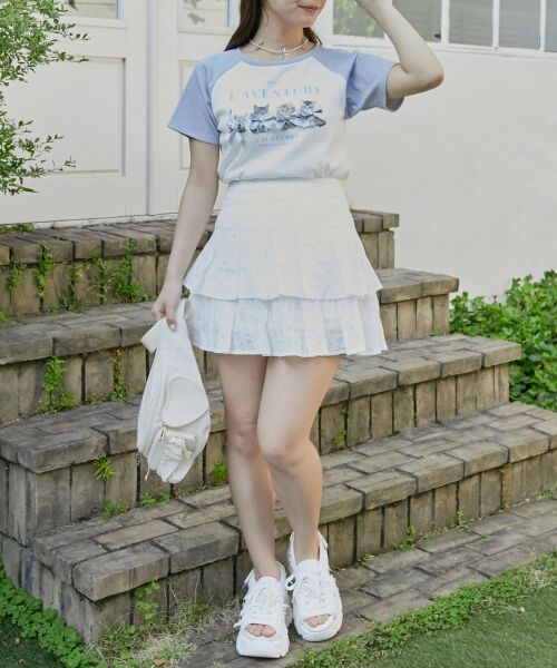 MAJESTIC LEGON / マジェスティックレゴン Tシャツ | ラグランネコチャンTシャツ | 詳細11