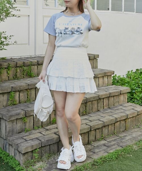 MAJESTIC LEGON / マジェスティックレゴン Tシャツ | ラグランネコチャンTシャツ | 詳細12