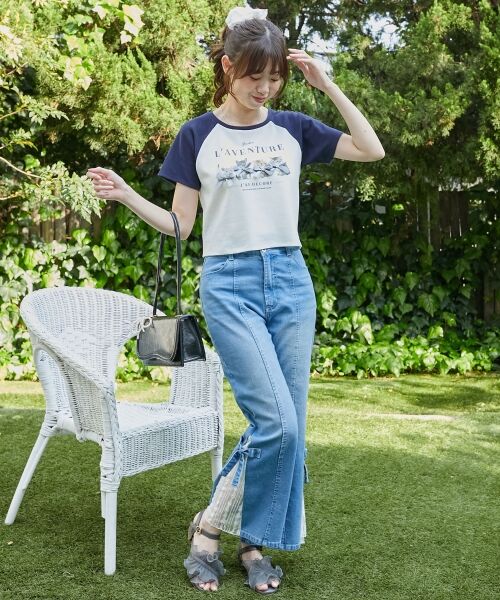 MAJESTIC LEGON / マジェスティックレゴン Tシャツ | ラグランネコチャンTシャツ | 詳細20