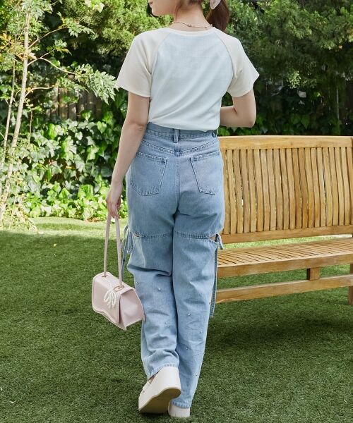 MAJESTIC LEGON / マジェスティックレゴン Tシャツ | ラグランネコチャンTシャツ | 詳細4