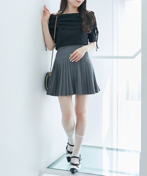 MAJESTIC LEGON / マジェスティックレゴン カットソー | サイドドロストオフショルカットトップス | 詳細22