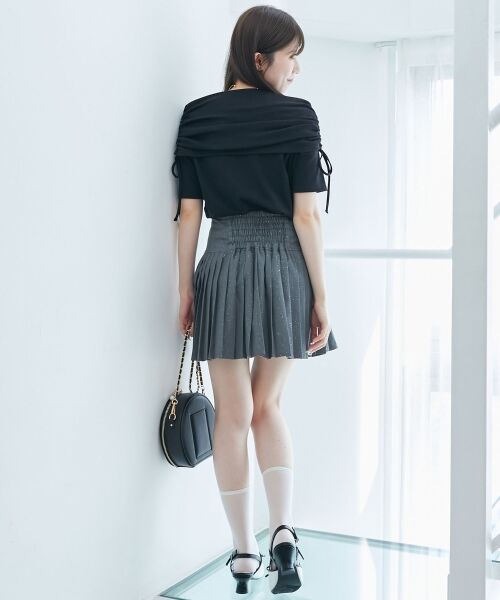 MAJESTIC LEGON / マジェスティックレゴン カットソー | サイドドロストオフショルカットトップス | 詳細24