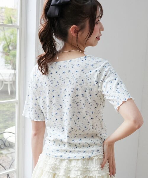 MAJESTIC LEGON / マジェスティックレゴン Tシャツ | キャミレイヤードライク半袖トップス | 詳細15