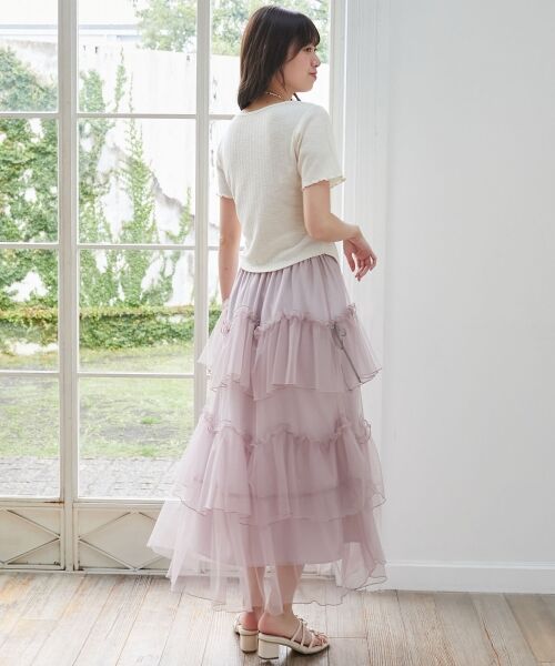 MAJESTIC LEGON / マジェスティックレゴン Tシャツ | キャミレイヤードライク半袖トップス | 詳細19